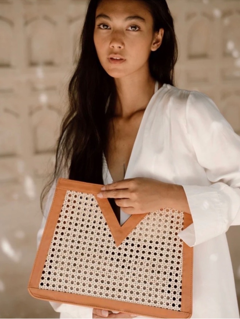 Jenn Lee tulum tote like new